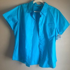 Brand new with tags. Basic editions short sleeve in turquoise. Size extra large.